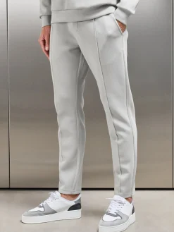Interlock Jersey Tapered Jogger - Stone