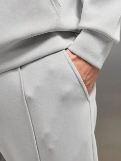 Interlock Jersey Tapered Jogger - Stone