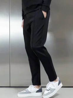 Interlock Neoprene Jogger - Black