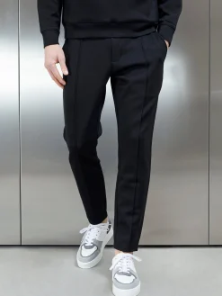 Interlock Neoprene Jogger - Black