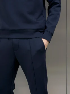 Interlock Neoprene Jogger - Navy