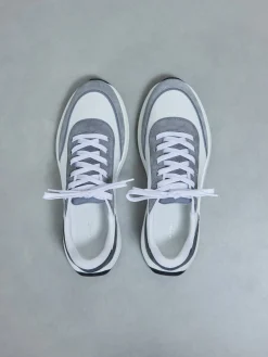 Low Runner - White Grey