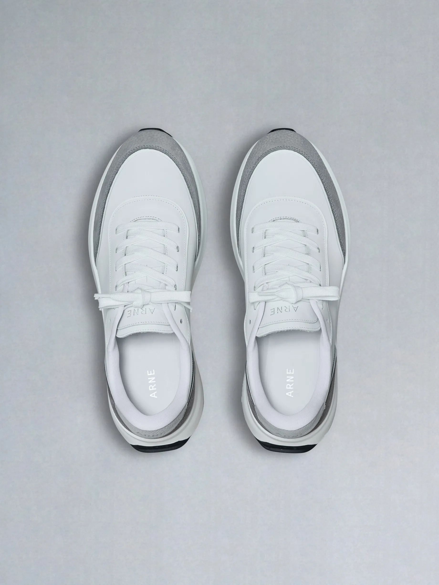 Low Runner - White Slate Grey
