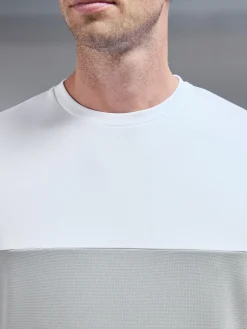 Luxe Colour Block T-Shirt - White