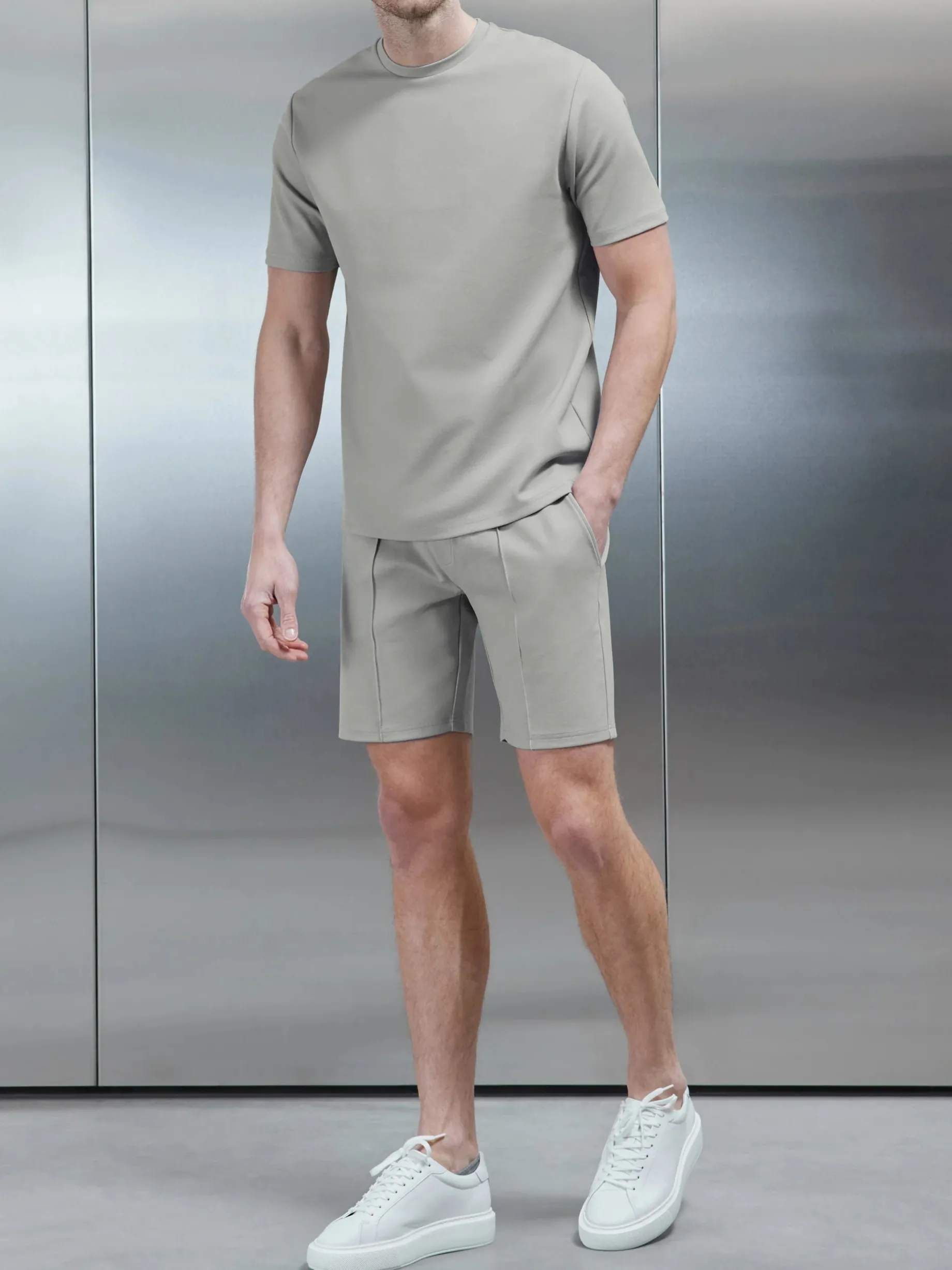 Luxe Essential T-Shirt - Stone