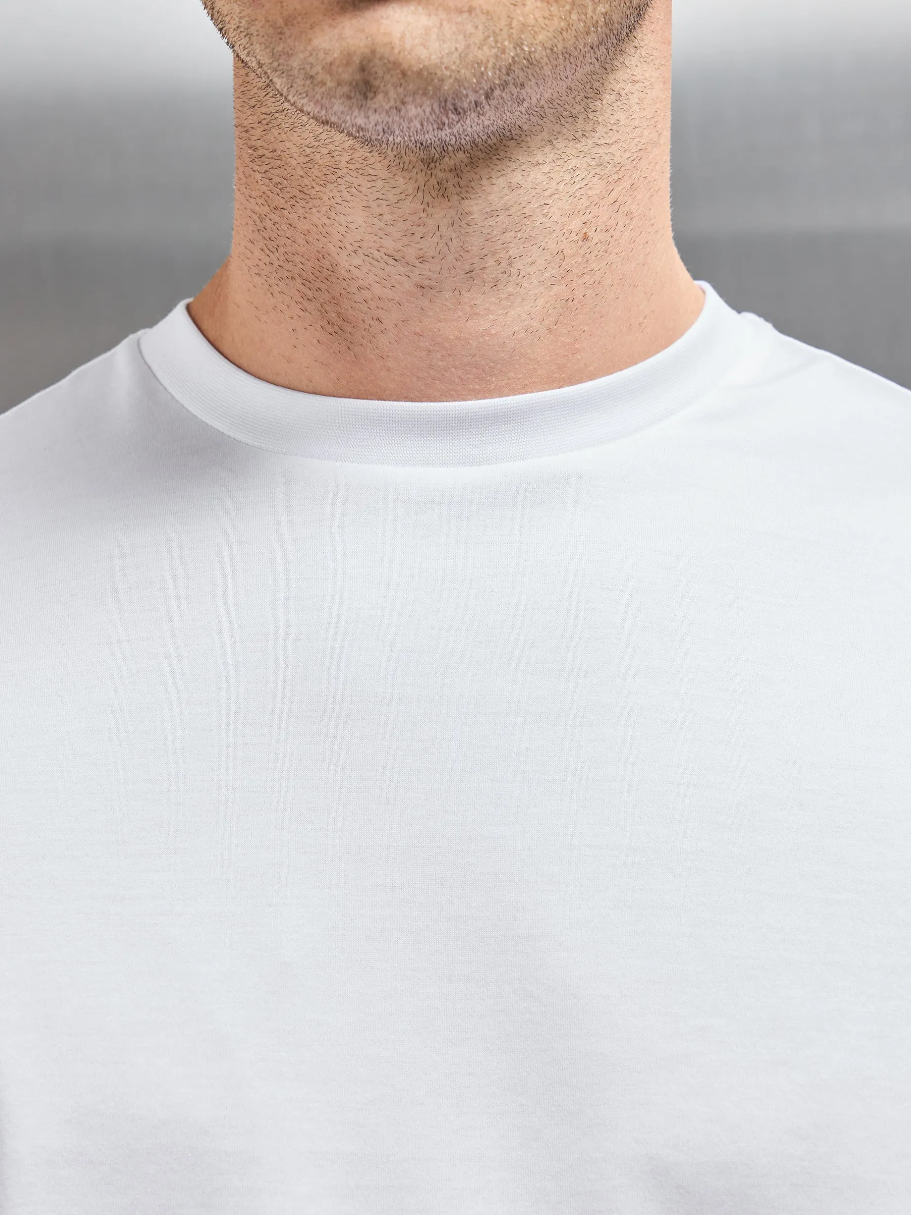 Mercerised Cotton T-shirt - White