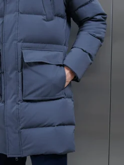 Mid Length Parka - Charcoal