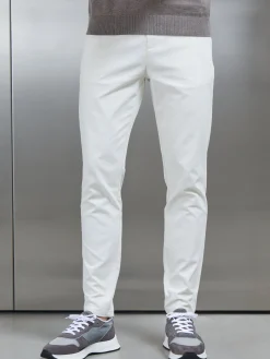 Mid Weight Tailored Chino Trouser - Off White