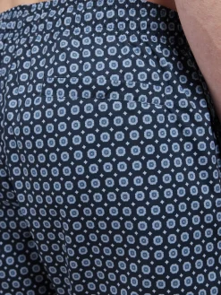 Mosaic Printed Swim Short - Navy