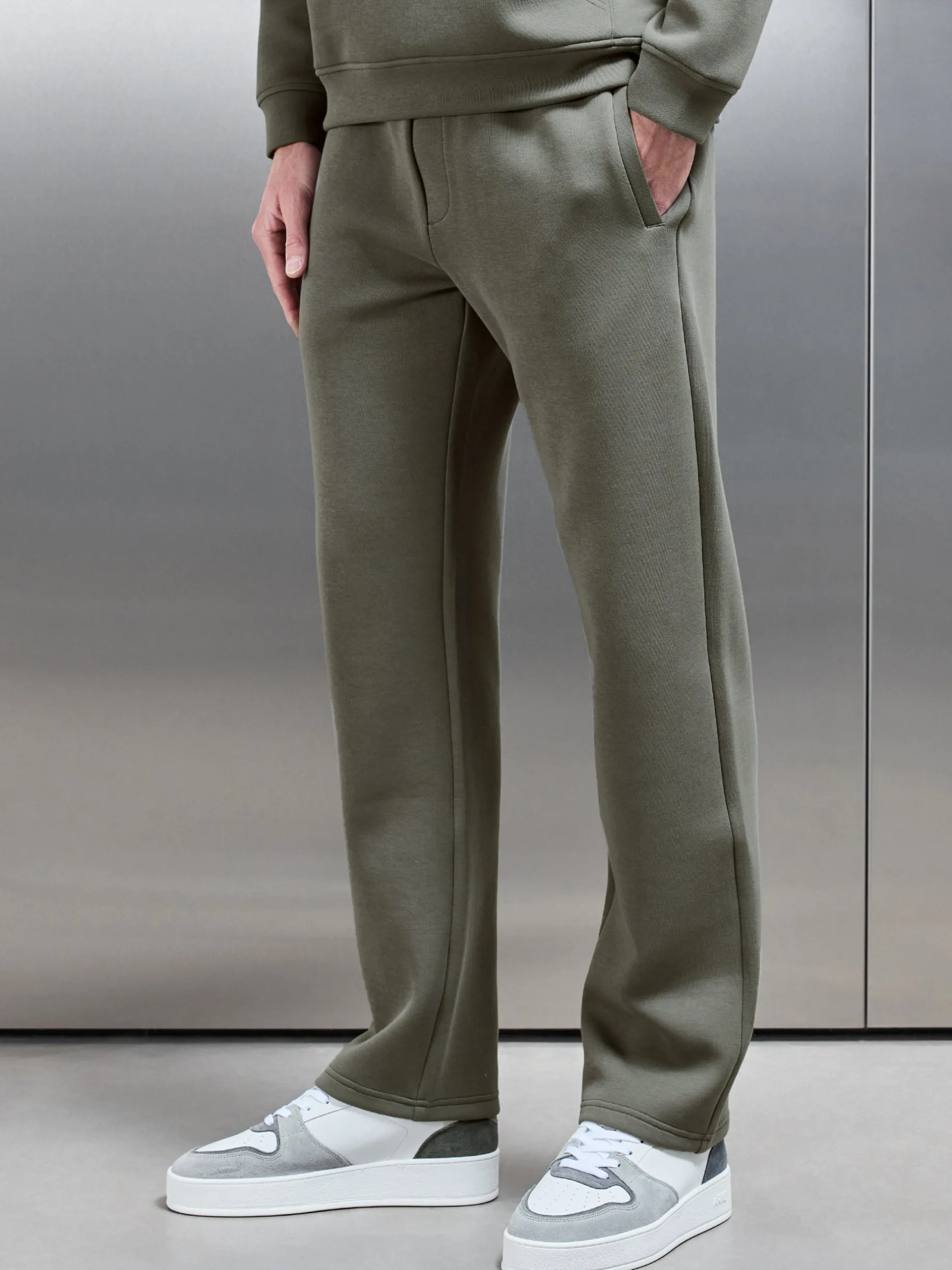 Neoprene Straight Leg Jogger - Sage