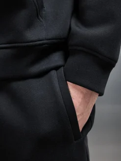 Neoprene Straight Leg Jogger - Black