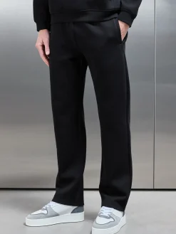 Neoprene Straight Leg Jogger - Black