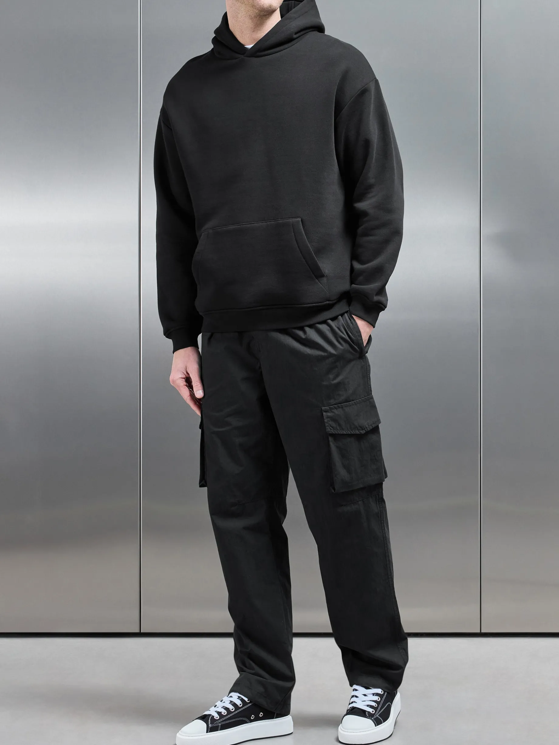 Parachute Cargo Pant - Black