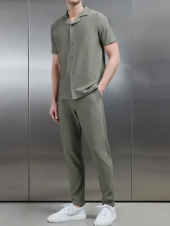 Pleated Trouser - Sage