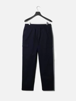 Relaxed Fit Cotton Cargo Pant - Navy