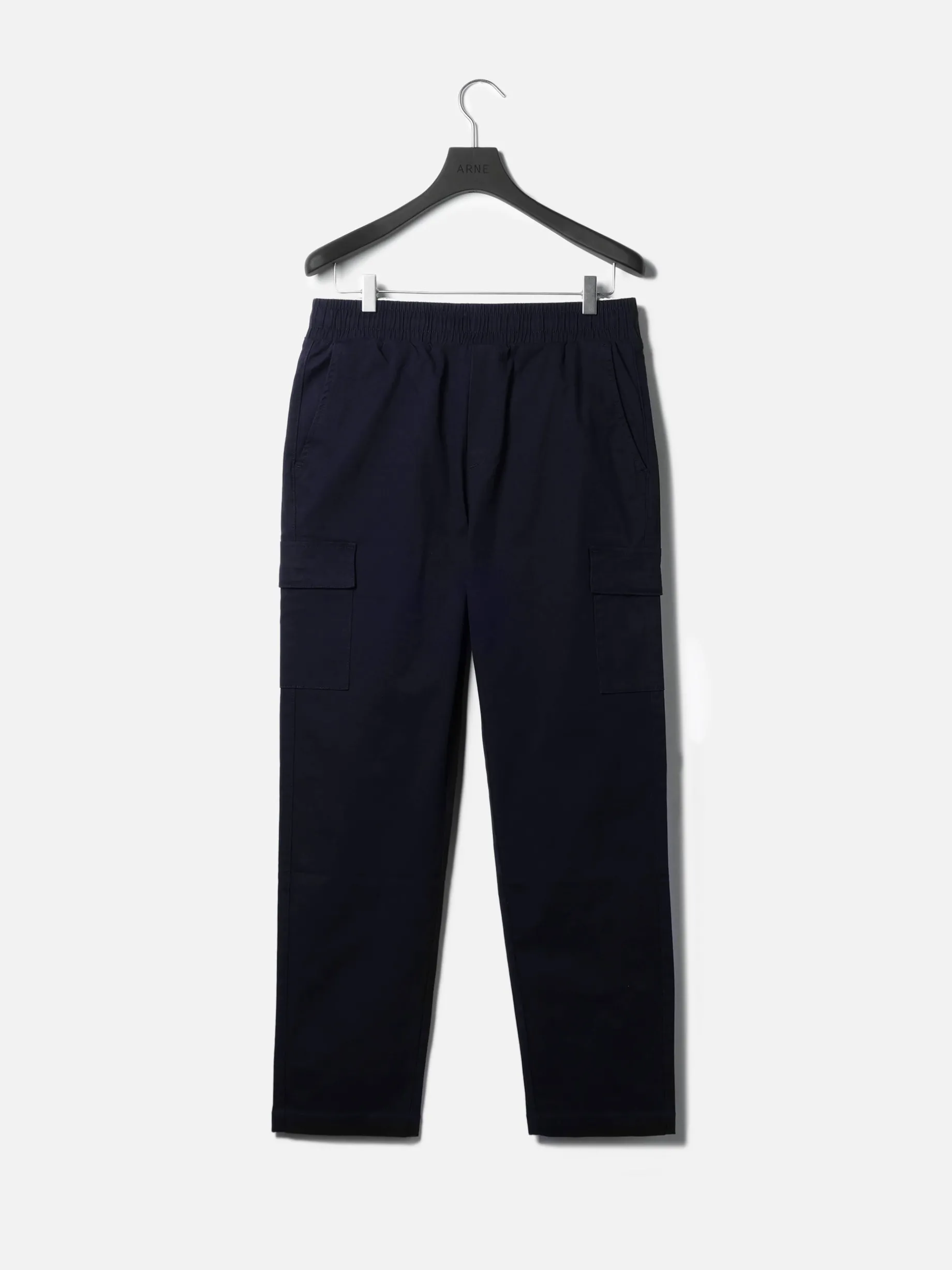 Relaxed Fit Cotton Cargo Pant - Navy