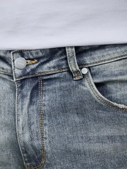 Relaxed Fit Denim Jeans - Sand Wash