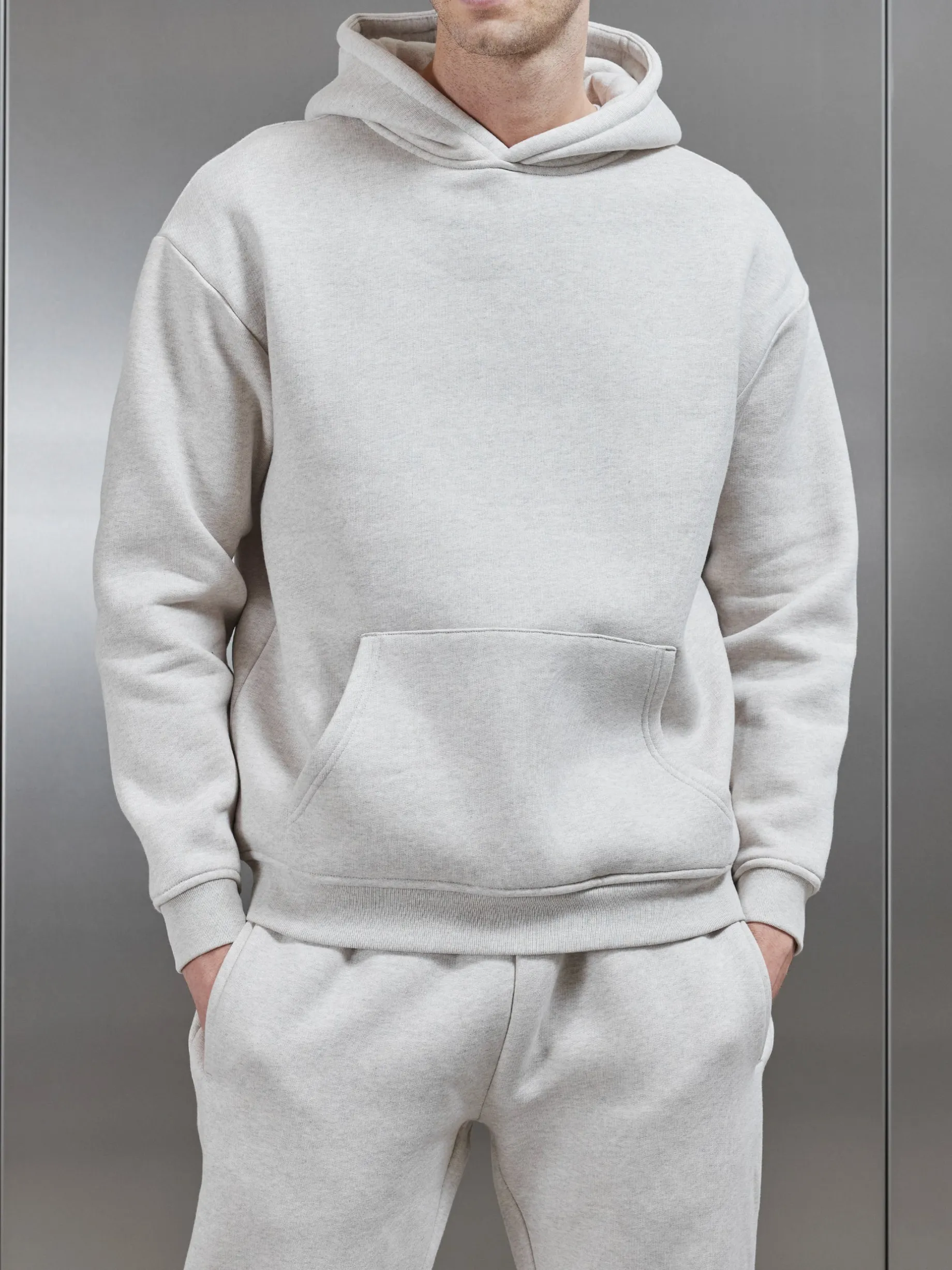 Relaxed Fit Hoodie - Oatmeal