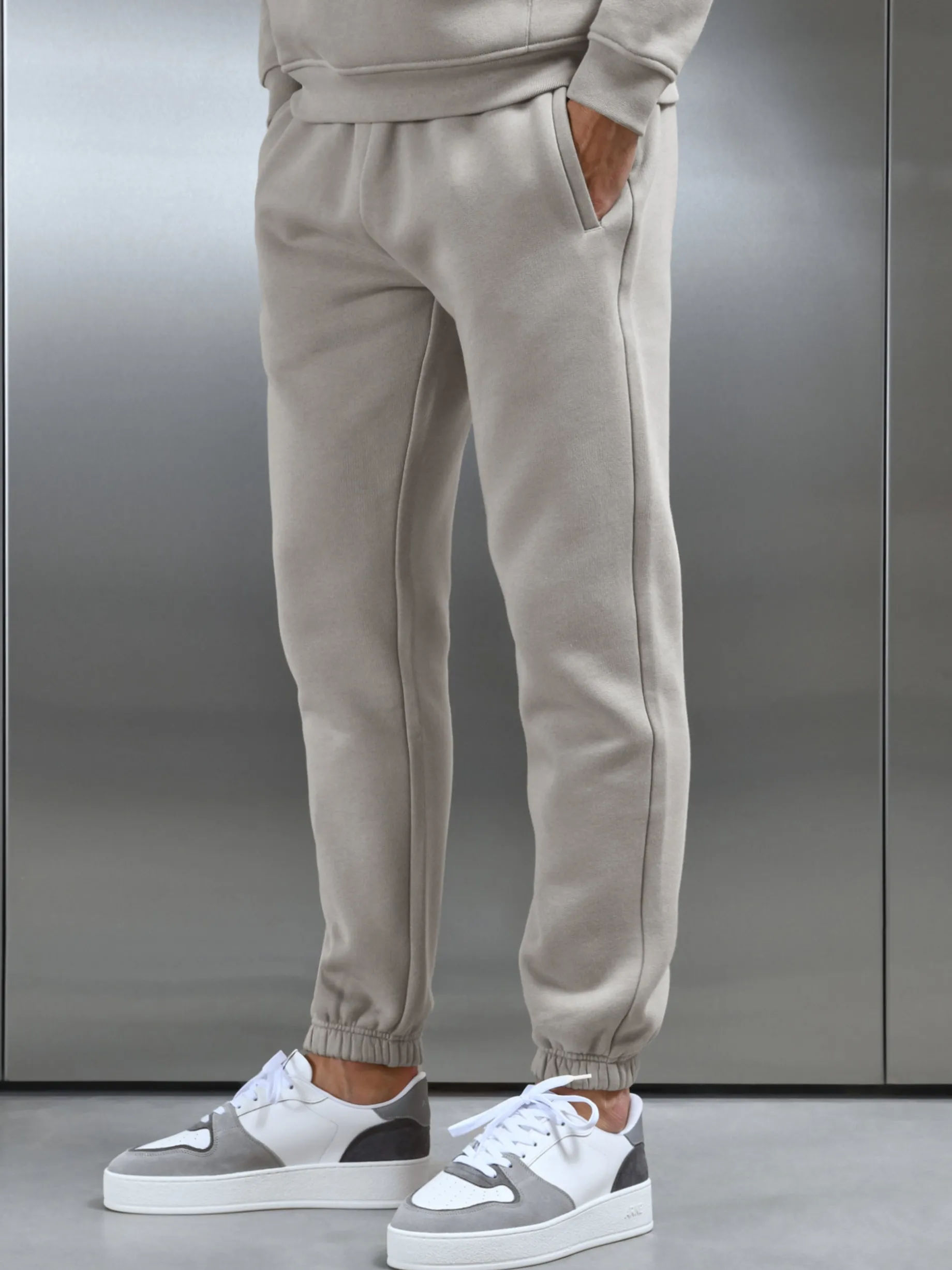 Relaxed Fit Jogger - Stone