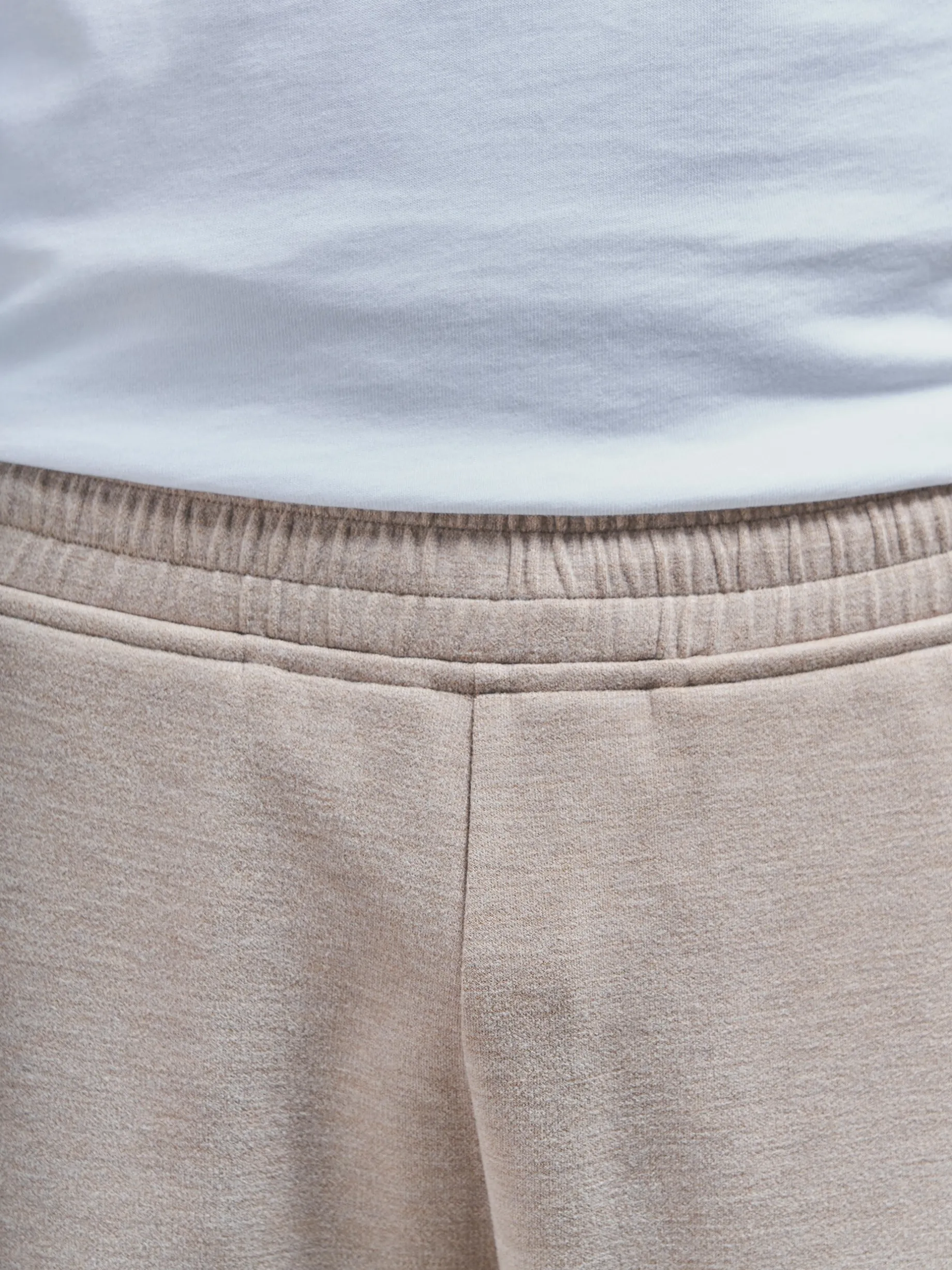 Relaxed Fit Knitted Jogger - Stone