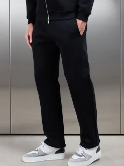 Relaxed Fit Straight Leg Jogger - Black