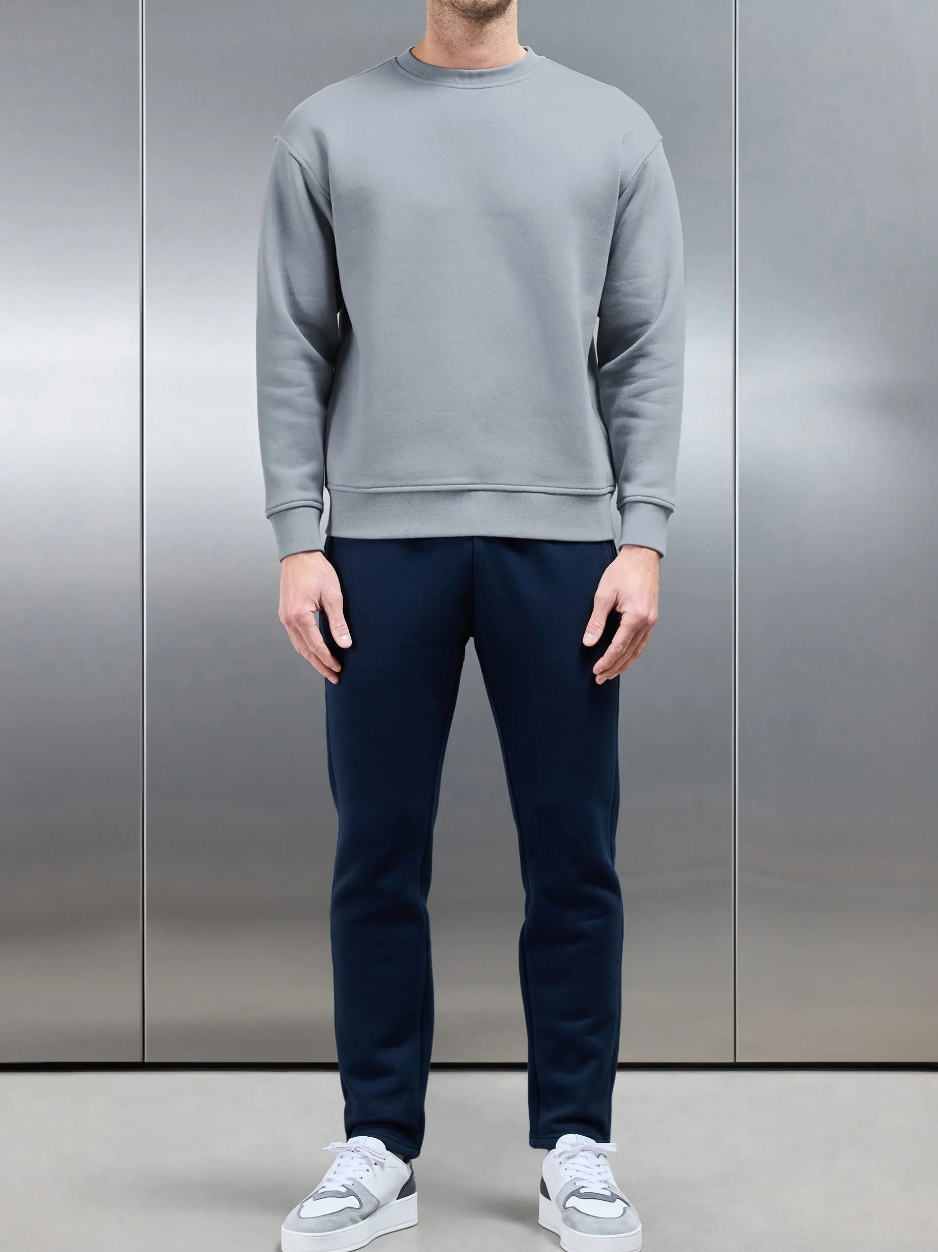 Relaxed Fit Sweatshirt - Coast Blue
