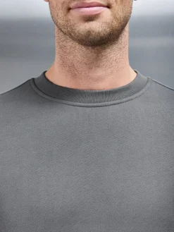 Relaxed Fit Sweatshirt - Grey