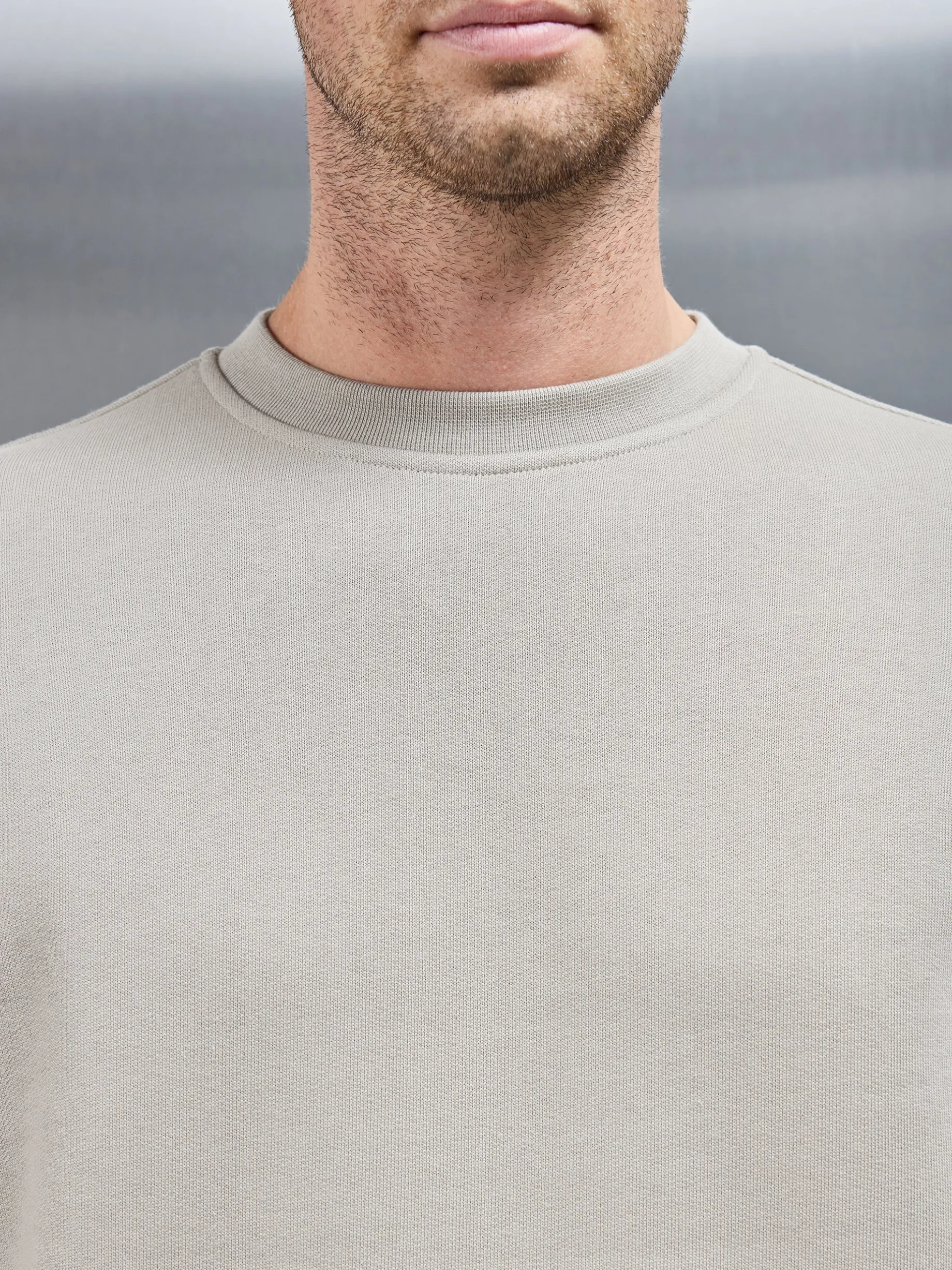 Relaxed Fit Sweatshirt - Stone