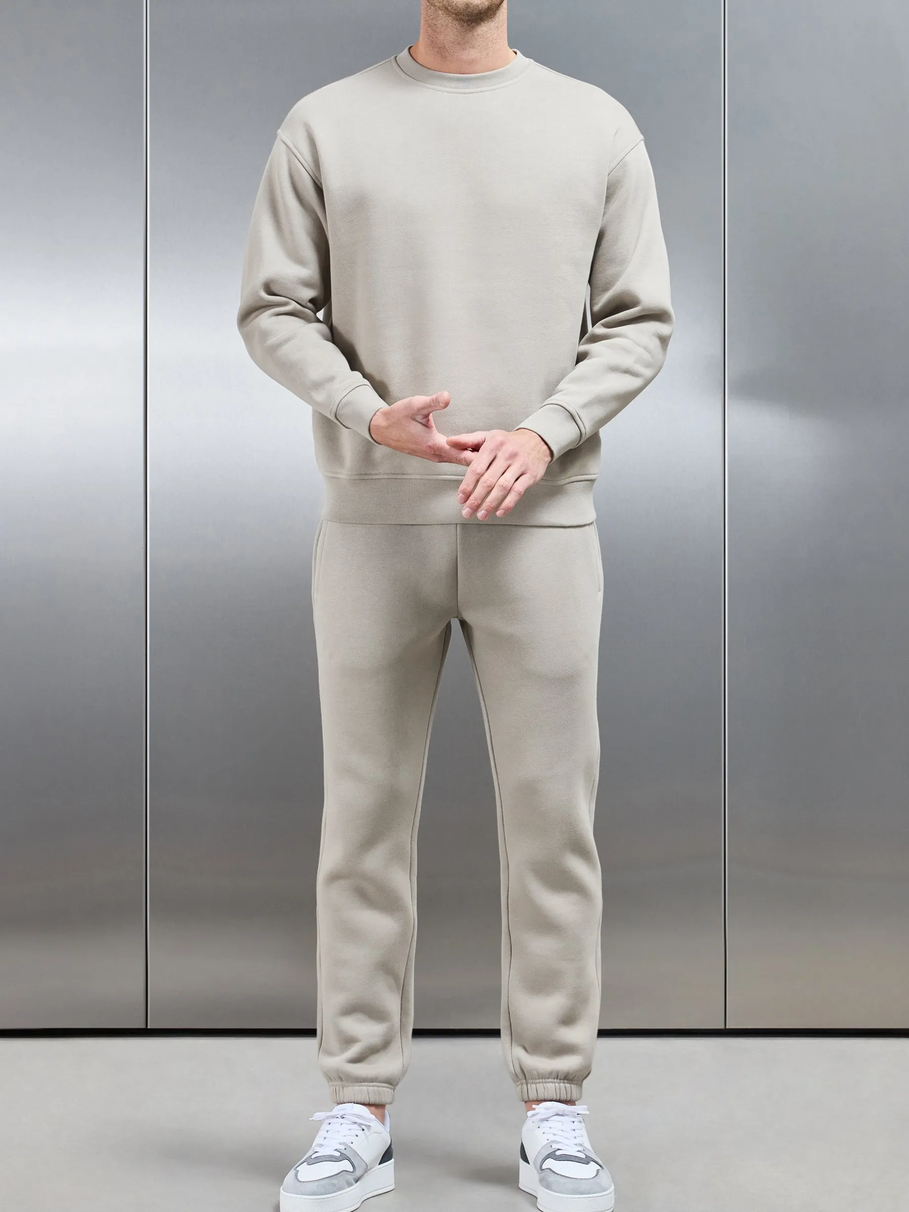 Relaxed Fit Sweatshirt - Stone