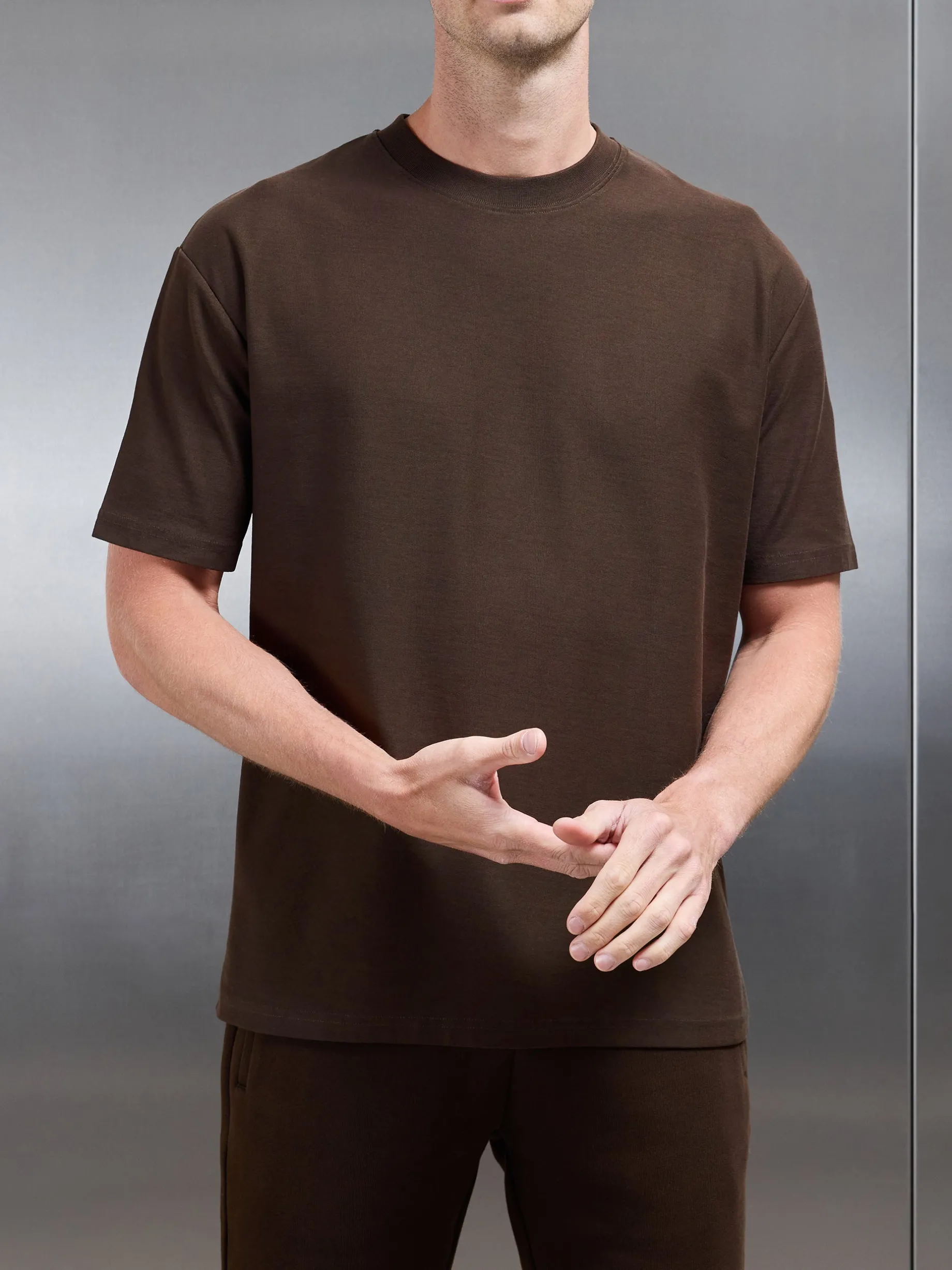 Relaxed Fit T-Shirt - Brown