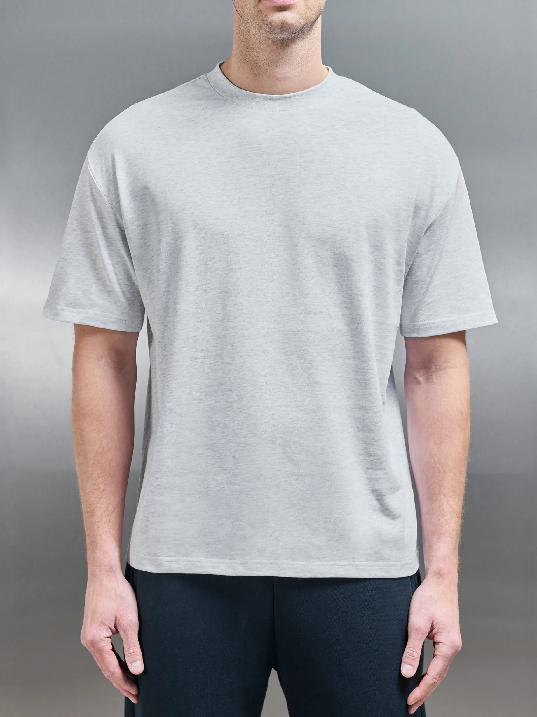 Relaxed Fit T-Shirt - Marl Grey