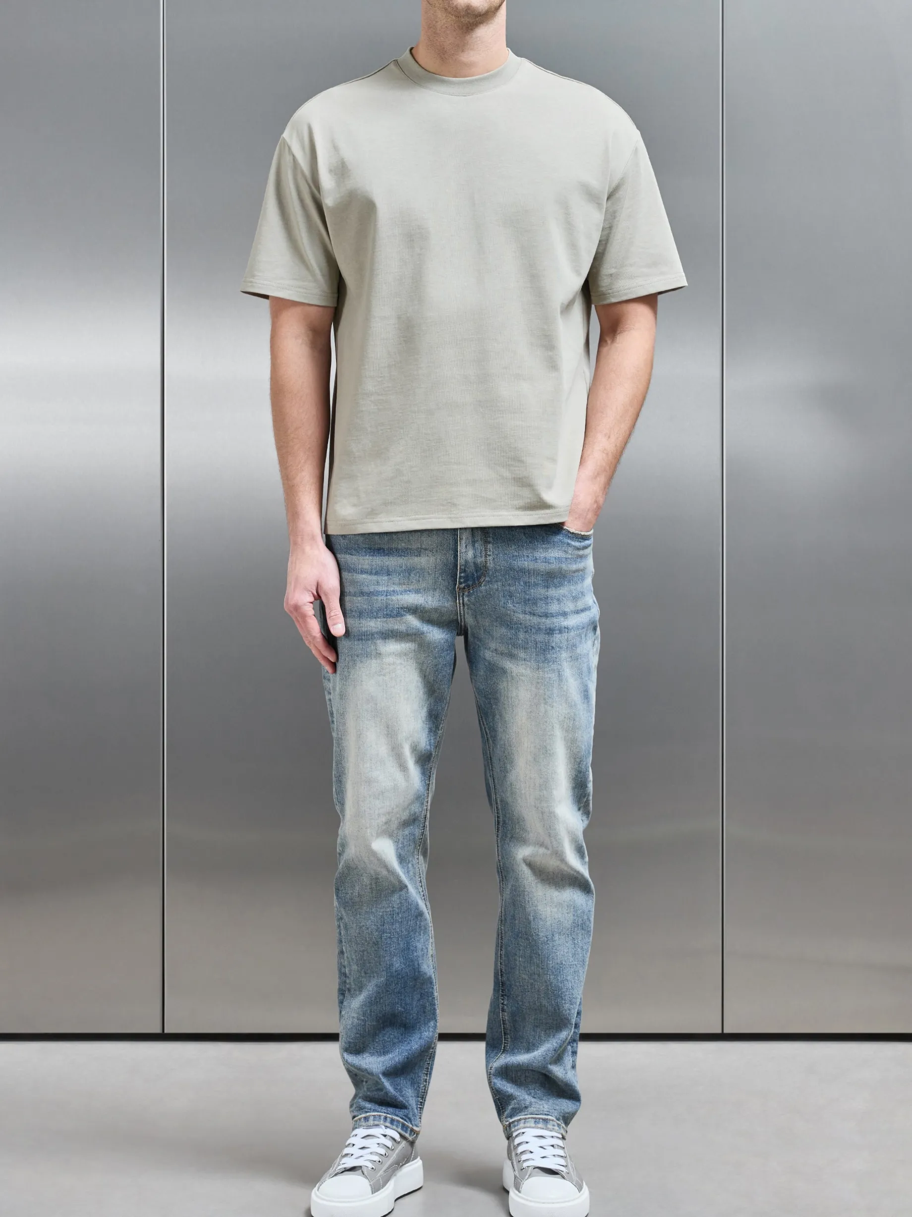 Relaxed Fit T-Shirt - Stone