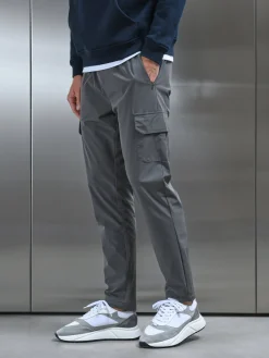 Relaxed Technical Nylon Cargo Pant - Grey