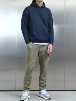 Relaxed Technical Nylon Cargo Pant - Olive