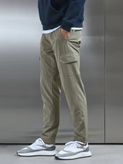 Relaxed Technical Nylon Cargo Pant - Olive