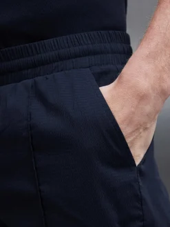 Seersucker Short - Navy
