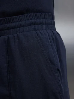 Seersucker Short - Navy