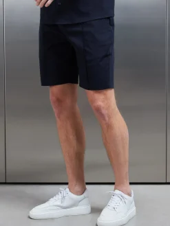 Seersucker Short - Navy