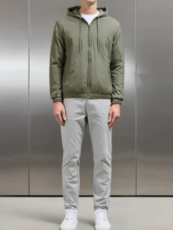 Shell Padded Windbreaker - Olive