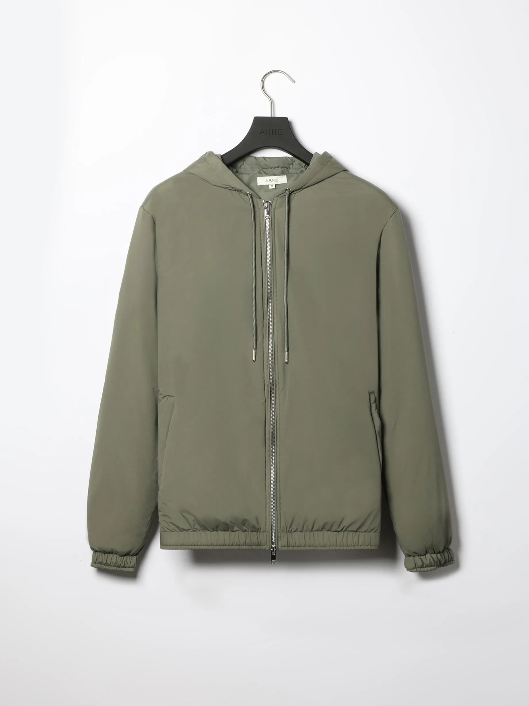 Shell Padded Windbreaker - Olive
