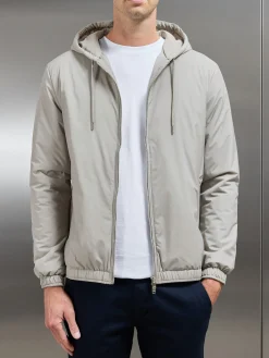 Shell Padded Windbreaker - Stone