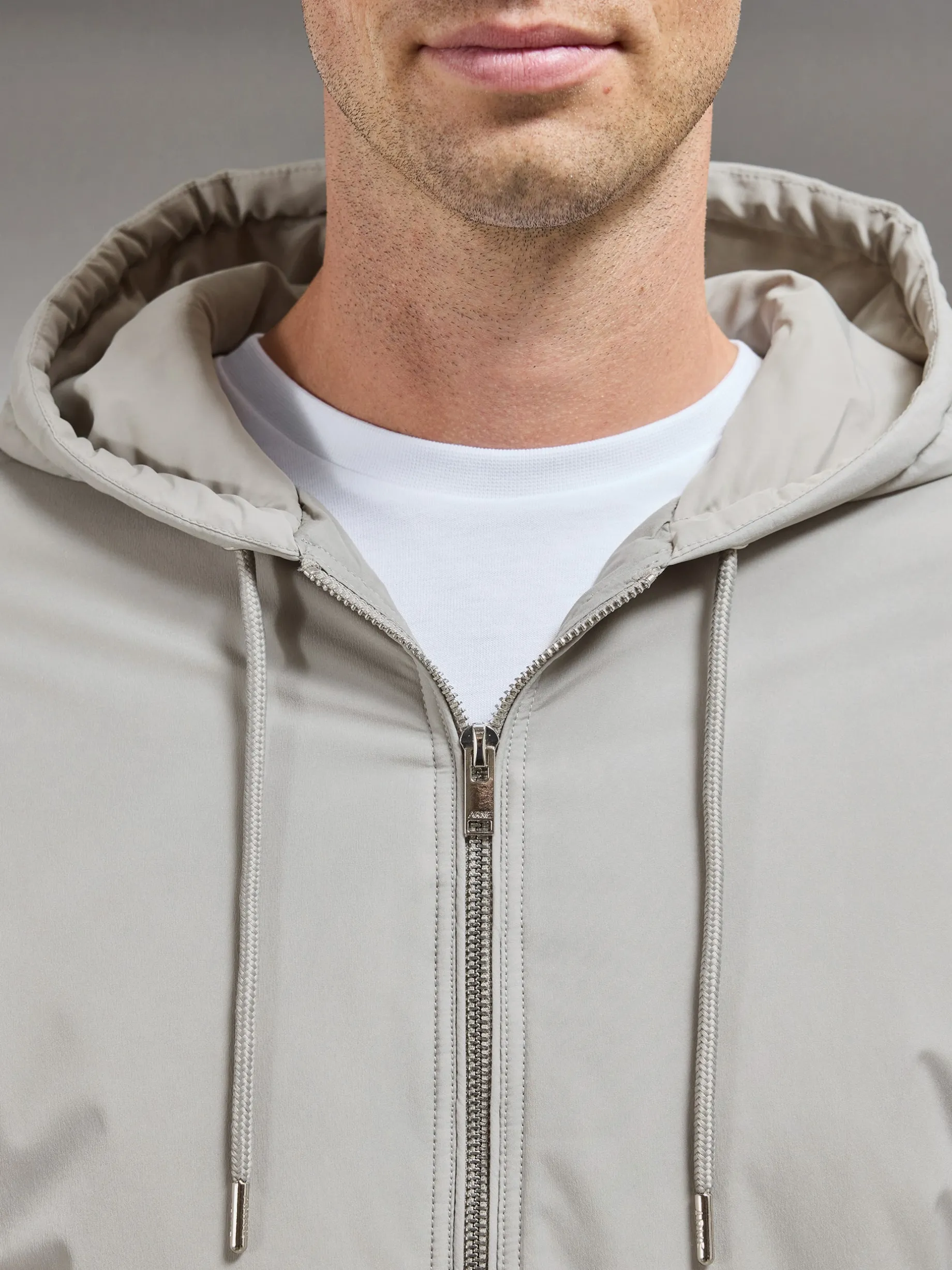 Shell Padded Windbreaker - Stone