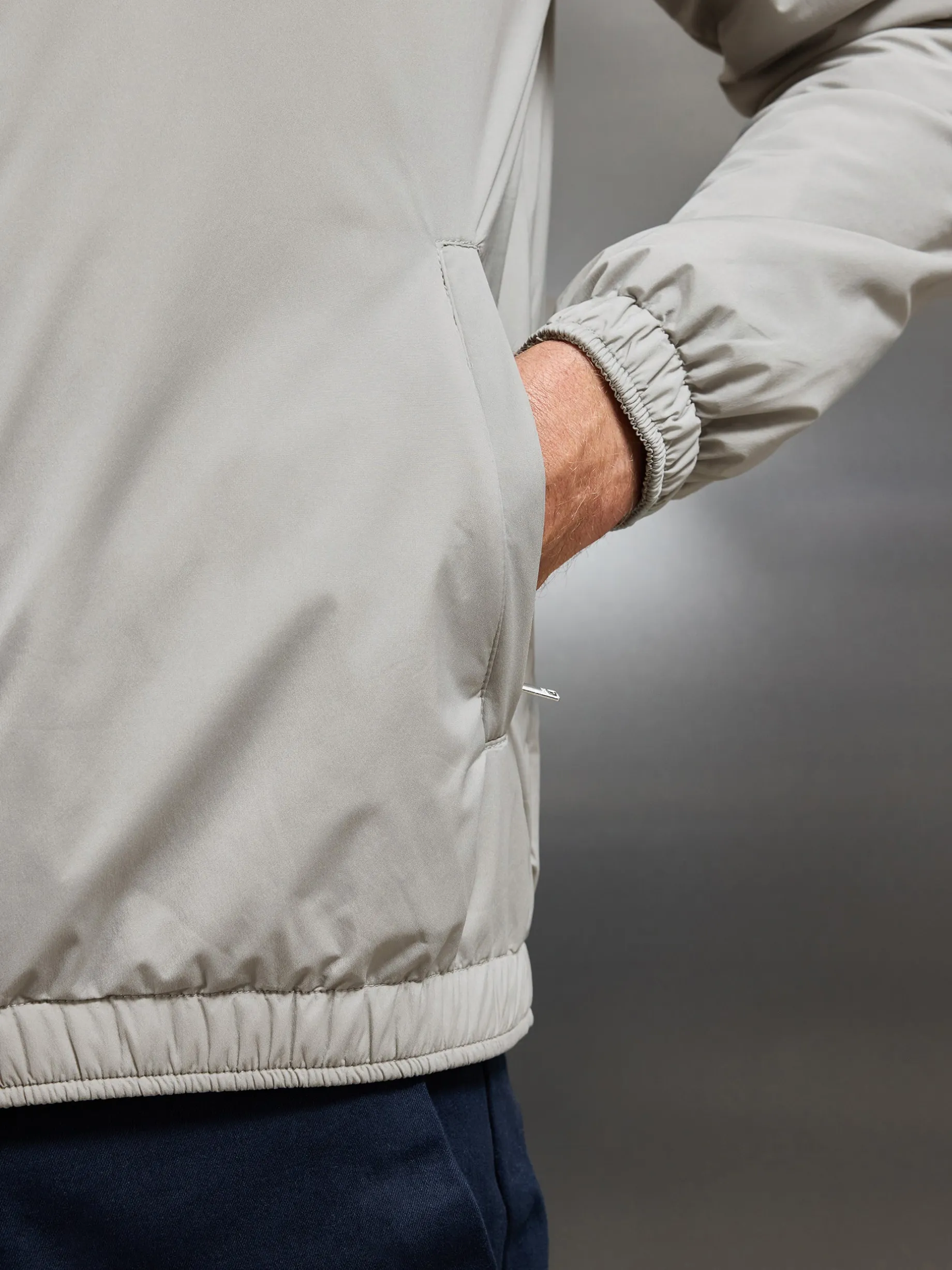 Shell Padded Windbreaker - Stone