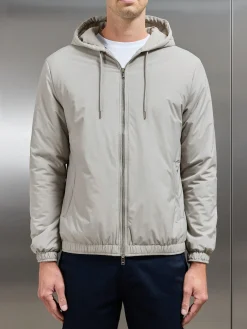 Shell Padded Windbreaker - Stone