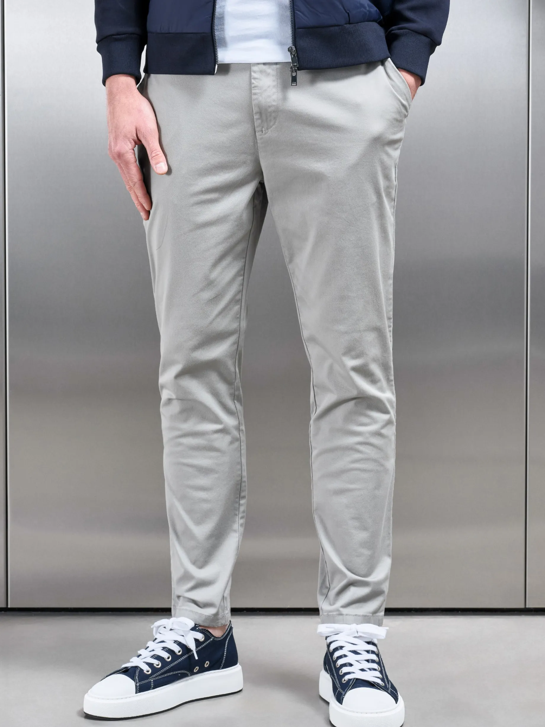 Slim Fit Chino Trouser - Stone
