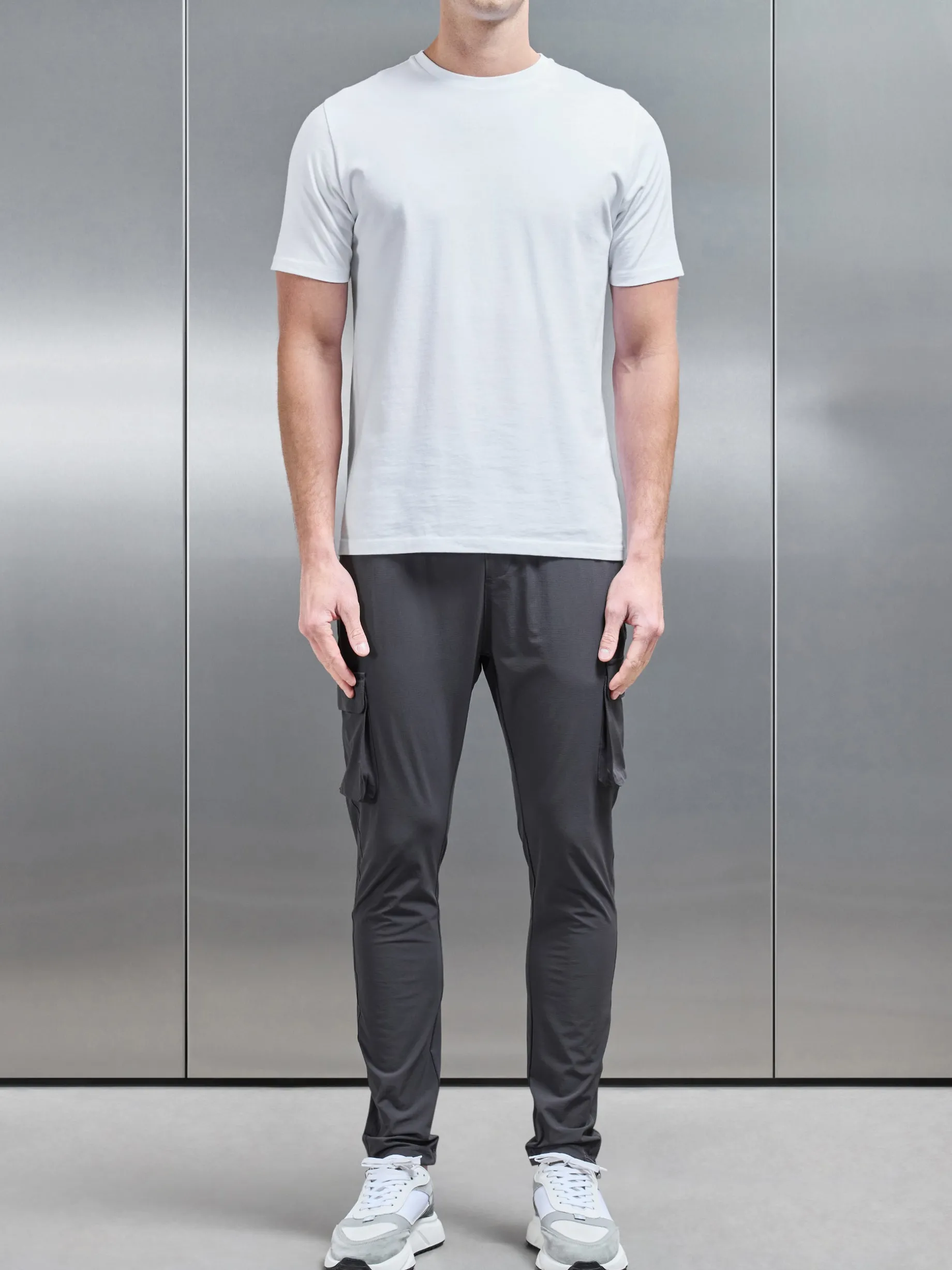 Slim Fit Cotton T-shirt - White