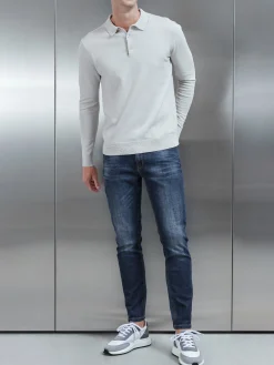 Slim Fit Denim Jeans - Dark Blue