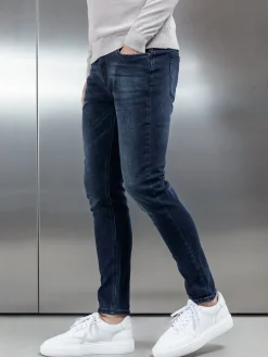 Slim Fit Denim Jeans - Midnight Blue