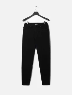 Slim Fit Denim Jeans - Solid Black