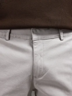Smart Relaxed Cotton Cargo Pant - Taupe
